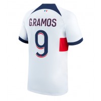 Fotbalové Dres Paris Saint-Germain Goncalo Ramos #9 Venkovní 2023-24 Krátký Rukáv